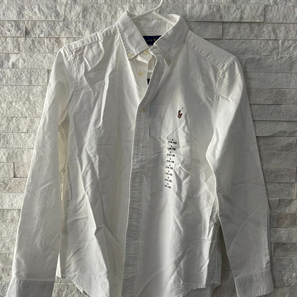 Ralph Lauren Dress Shirt (brand new) - boys large (14-16)